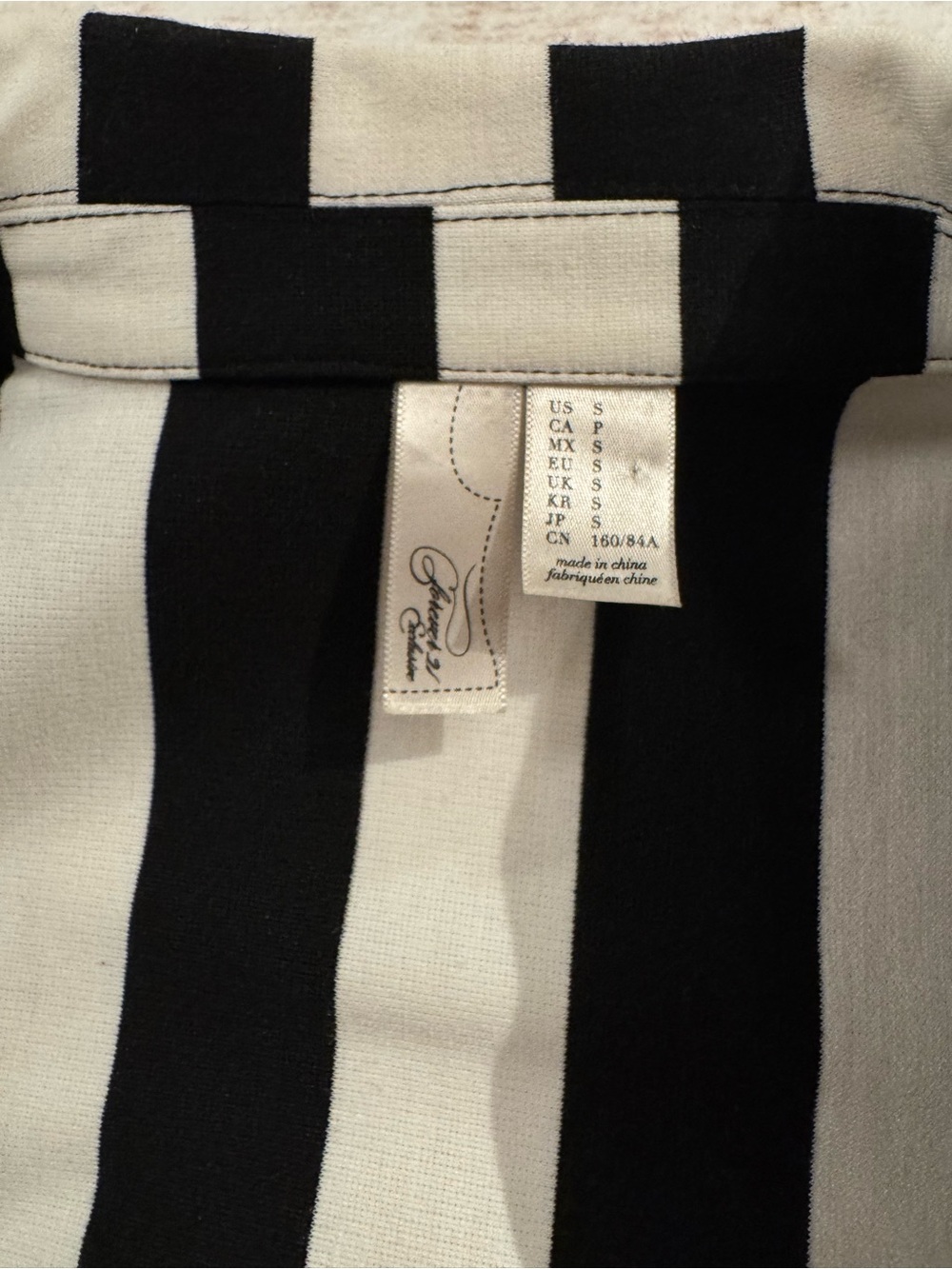 Forever 21 Black & White Striped Moto Jacket - Picture 8 of 12